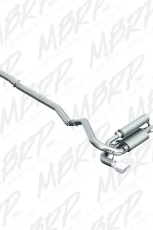 Original MBRP 2016+ Ford Focus RS 3in Aluminized Dual Outlet Cat-Back Exhaust