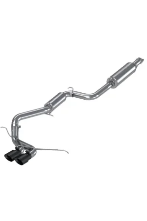 Professional Grade MBRP 13-17 Ford Focus ST 2.0L EcoBoost Dual Center Outlet T409 3in Cat Back w/ Black Tips