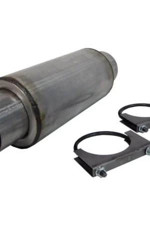 Sale MBRP Universal Resonator 4 Inlet /Outlet 12 Body 18 Overall Aluminized