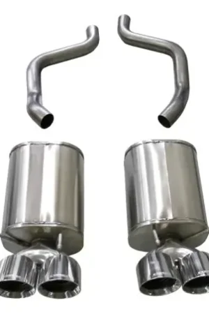 Corsa 2009-2013 Chevrolet Corvette (C6) 6.2L Polished Sport Axle-Back Exhaust w/4.5in Tips Hot Picks