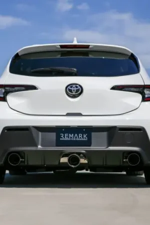 Authentic REMARK Catback Exhaust, Toyota GR Corolla, Elite Spec Stainless Center Cover