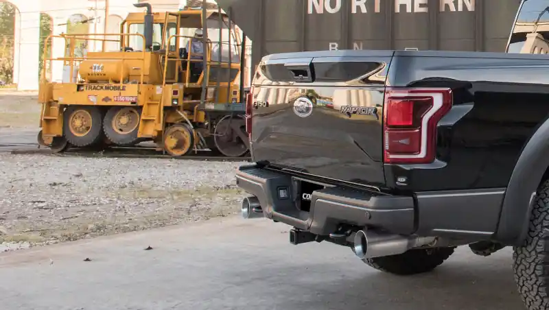 Corsa 2017-2020 Ford F-150 Raptor 3in Inlet / 5in Outlet Satin Polished Tip Kit (For Corsa ExhOnly) Weekend Sale