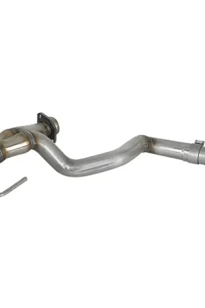 Worldwide Shipping aFe POWER Twisted Steel Y-Pipe 2-1/4in 409 SS Exhaust System 2018 Jeep Wrangler (JL) V6-3.6L