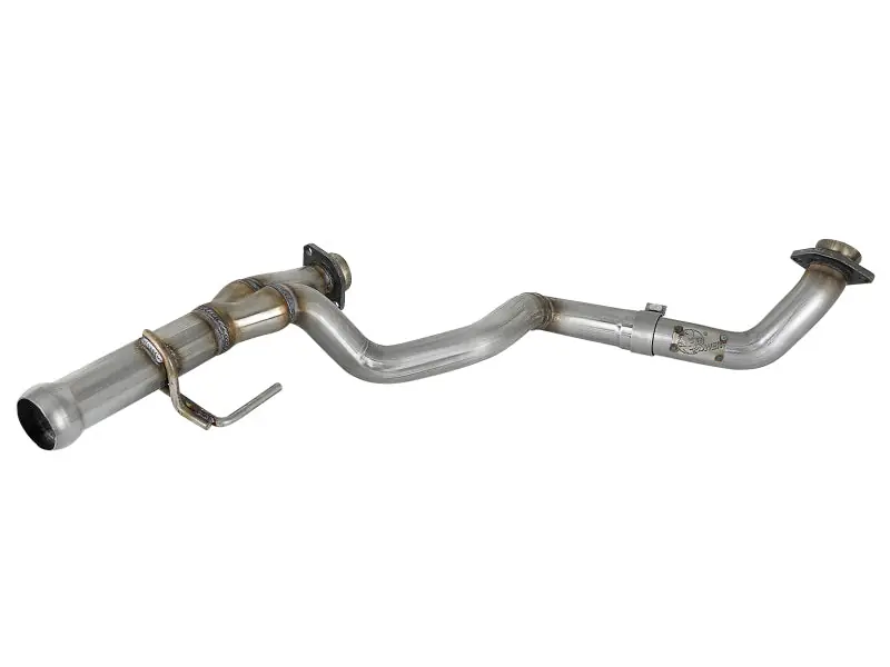 Worldwide Shipping aFe POWER Twisted Steel Y-Pipe 2-1/4in 409 SS Exhaust System 2018 Jeep Wrangler (JL) V6-3.6L