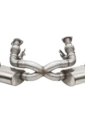 Corsa 2020-2025 Chevrolet Corvette C8 RWD 3in Valved Cat-Back w/ 4.5in Carbon Fiber Polished Tips Crafted