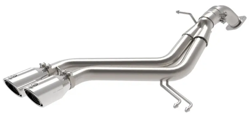 aFe Takeda 13-17 Hyundai Veloster L4-1.6L 2-1/2in 304 SS Axle-Back Exhaust w/ Polished Tips New Release