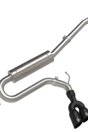 Markdown aFe Rebel Series 2.5in 409 SS Cat-Back Exhaust w/ Black Tip 2022 Ford Maverick