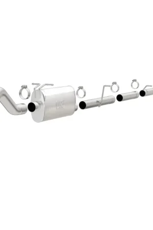 Special Offer MagnaFlow Sys C/B 11-15 Ford Super Duty F250 6.2L EC CC, SS 3.5in Single Rear Pass Side Ext 5in Tip