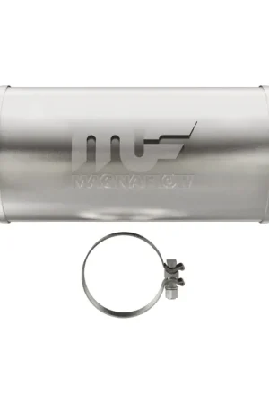 MagnaFlow Muffler Mag DSL SS 7x7x14 4in Inlet 4in Outlet Clearance