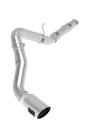 Special Discount aFe ATLAS 5in DPF-Back Alum Steel Exhaust System w/Polished Tip 19-20 Ram Diesel Trucks L6-6.7L (td)