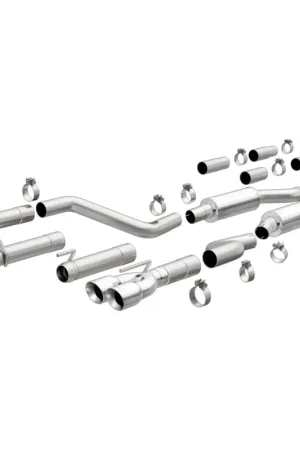 MagnaFlow 2017+ Dodge Challenger 409 SS Polished 3in Quad Tips Cat-Back Exhaust Special Discount