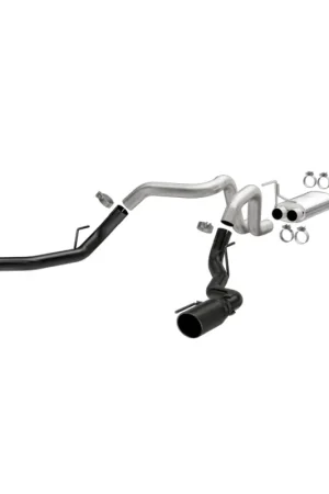 MagnaFlow SYS Cat-Back 2017 Ford F-150 Raptor 3.5L Dual Black Coated 3in Tips Hassle-Free Returns