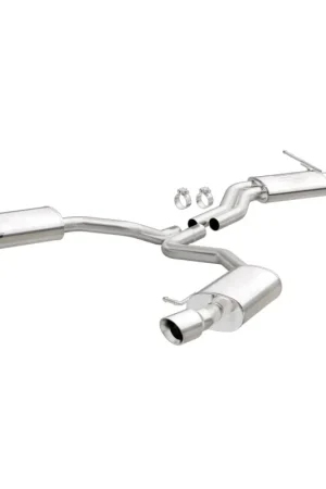 MagnaFlow Sys C/B 12-15 Audi A6 / A7 3.0L V6 SS 2.5in Dual Split Rear Ext 4in Tips Warranty Included