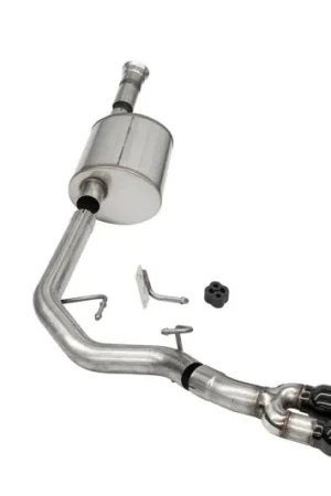 Price Drop Corsa 2021-2025 Ford F-150 SuperCab/6.5in Bed 5.0L V8 Sport Cat-Back Front of Tire Exit-Black PVD