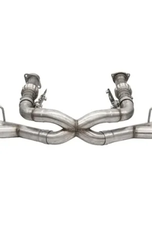 Corsa 20-25 Corvette C8 3in Xtreme Cat-Back Exhaust 4.5in Pol Quad Tips - Integrates stock AFM Valve Save Now