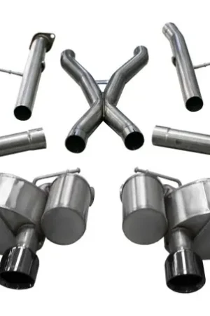 Best Price Corsa 2012-21 Jeep Grand Cherokee SRT 2.75in Dual Rear Xtreme Cat-Back Exhaust - Black PVD TipFinish