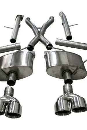 Editor’s Pick Corsa 18-21 Jeep Grand Cherokee TrackHawk 6.2L Xtreme Cat-Back Dual Rear Exit w/4.5in Polished Tips