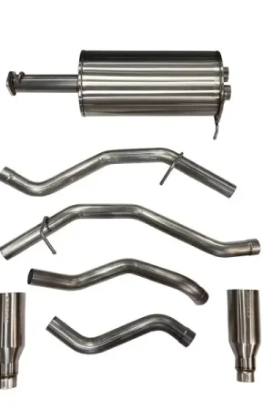 Corsa 19-24 Ram 1500 5.7L Crew Cab w/ 57in or 76in Bed Cat-Back Dual Rr Exit 5in Satin Polished Tips Today Only