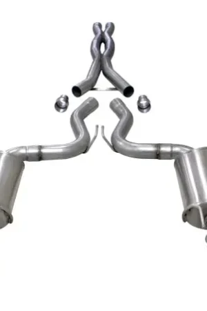 Corsa 2018-2023 Ford Mustang GT Fastback 5.0L 3in Cat-Back System Dual Rear Exit w/ 4in PolishedTips Factory Price