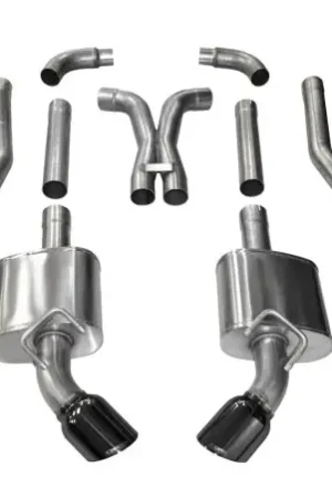 Don’t Miss Out Corsa 2011-2015 Chevrolet Camaro SS 6.2L V8 Manual Black Xtreme 3in Cat-Back