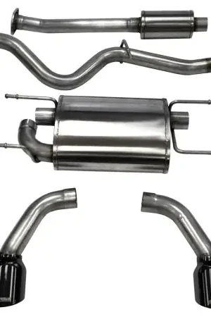 Final Sale Corsa 2012-2025 Scion FRS / Subaru BRZ Black Tip Sport Cat-Back Exhaust