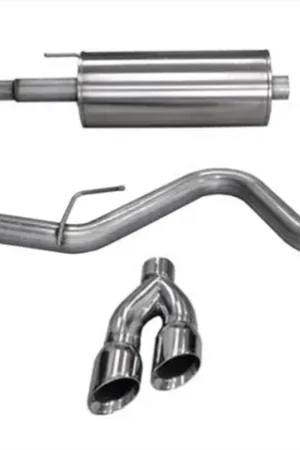 Corsa 15-20 Ford F-150 5.0L V8 (Super Crew Cab) Polished Sport Single Side Dual 4in Tips CB Exhaust Factory Price