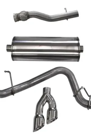 Original Corsa 2015-2020 GMC Yukon Denali XL 6.2L V8 3in Cat-Back Single Side Exit Twin 4in Polished Tips