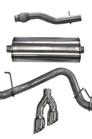 Corsa 2015-2020 GMC Yukon XL 1500 5.3L V8 3in Cat-Back Single Side Exit Twin 4in Polished Tips Exclusive Offer