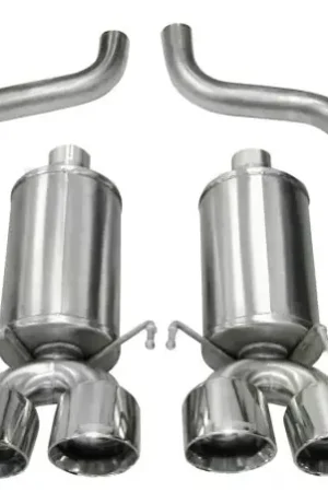 Final Sale Corsa 2009-2013 Chevrolet Corvette C6 6.2L V8 Polished Xtreme Axle-Back Exhaust