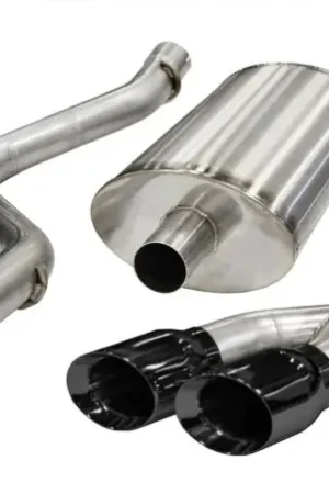 Corsa 2011-2014 Ford F-150 Raptor 6.2L V8 Black Sport Cat-Back Exhaust Popular