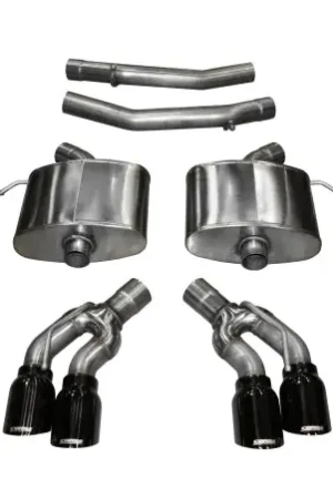 Flash Sale Corsa 2016-2019 Cadillac CTS V 6.2L V8 2.75in Black Xtreme Axle-Back Exhaust