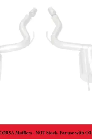 Clearance Corsa 2015-2025 Ford Mustang GT 3.0in Inlet / 4.5in Outlet Black PVD Tip Kit (For Corsa ExhaustOnly)