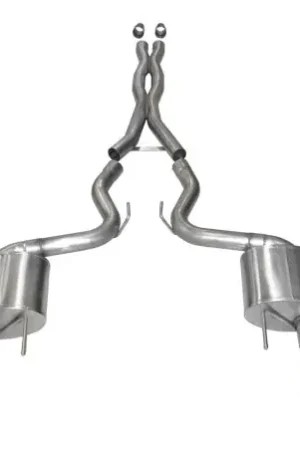 Best Choice Corsa 2015-2017 Ford Mustang GT 5.0 3in Cat Back Exhaust Polish Dual 4.5in Tip (Xtreme)