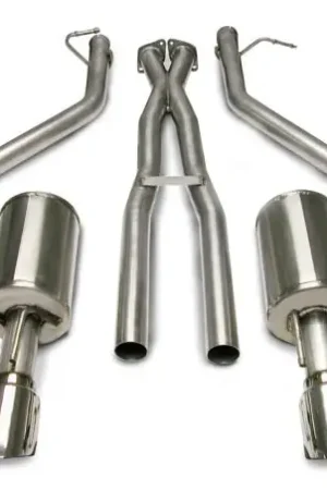 Price Cut Corsa 2005-2006 Pontiac GTO 6.0L V8 2.5in Sport Cat-Back + XPipe Exhaust Polished Tips