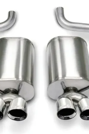 Modern Corsa 2005-2007 Chevrolet Corvette C6 6.0L V8 Polished Sport Axle-Back Exhaust