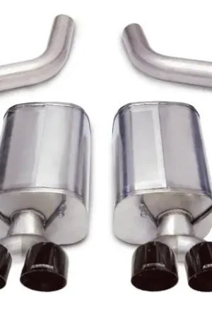Corsa 2006-2013 Chevrolet Corvette C6 Z06 7.0L V8 Black Sport Axle-Back Exhaust Genuine