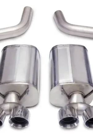 Corsa 2006-2013 Chevrolet Corvette C6 Z06 7.0L V8 Polished Sport Axle-Back Exhaust Buy Direct