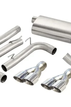 Corsa 1998-2002 Chevrolet Camaro Convertible Z28 5.7L V8 LS1 Polished Sport Cat-Back Exhaust Clearance