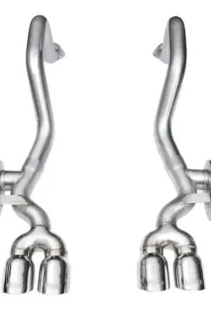 Corsa 1997-2004 Chevrolet Corvette C5 Z06 5.7L V8 Polished Xtreme Axle-Back Exhaust New Release