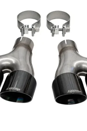 Special Offer Corsa 2011-2021 Jeep Grand Cherokee Twin 2.5in Inlet / 4in Outlet Black PVD Pro-Series Tip Kit