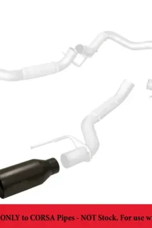 Corsa 2017-2020 Ford F-150 Raptor 3in Inlet / 5in Outlet Black Cerakote Tip Kit (For Corsa Exh Only) High Quality