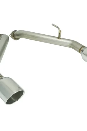 Remark 2014+ Infiniti Q50 Axle Back Exhaust w/Stainless Steel Double Wall Tip Instant Buy