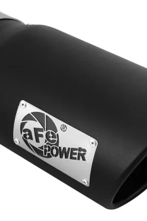 High Quality aFe Diesel Exhaust Tip Bolt On Black 5in Inlet x 6in Outlet x 12in Long