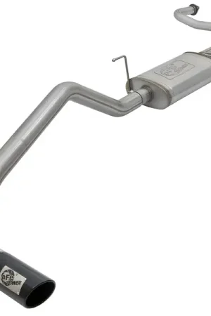 Free Delivery aFe MACHForce XP 2.5in Cat-Back Exhaust System w/ Black Tip Nissan Frontier 17-19 V8-5.6L