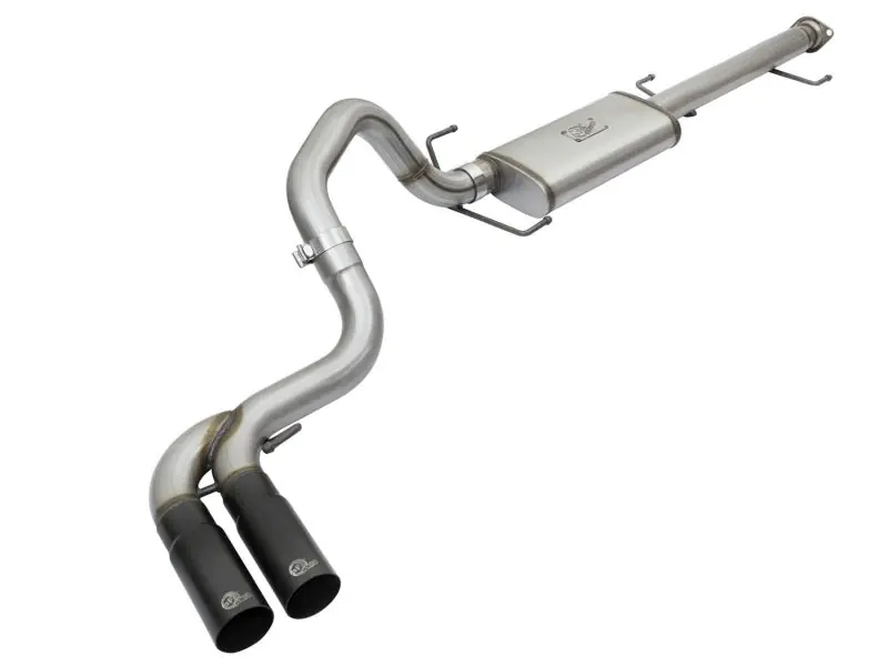 New Release aFe Rebel Series 3in Stainless Steel Cat-Back Exhaust System w/Black Tips 07-14 Toyota FJ Cruiser