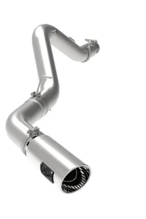 Clearance aFe Large Bore-HD 5 IN 409 SS DPF-Back Exhaust System w/Polished Tip 20-23 GM Truck V8-6.6L