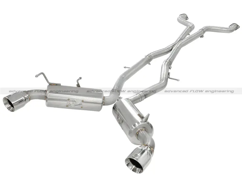 Super Sale aFe Takeda 2.5inch SS Exhaust Cat-Back 09-13 Nissan 370Z V6 3.7L Polished Tips