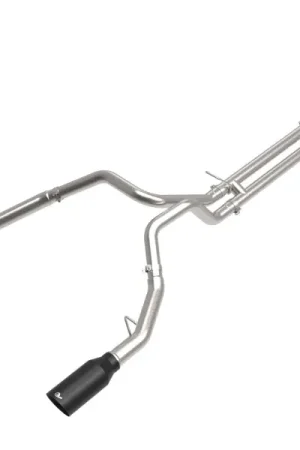 Luxury aFe Vulcan Series 3in 304SS Cat-Back Exhaust 21+ Ram 1500 TRX V8-6.2L w/ Black Tips