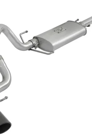 aFe Scorpion 2-1/2in Aluminized Steel Cat-Back Exhaust w/ Black Tips 07-17 Toyota FJ Cruiser V6 4.0L Holiday Sale
