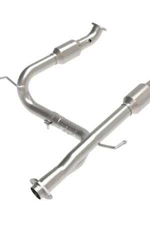 aFe Toyota Tacoma 05-15 V6-4.0L Twisted Steel Y-Pipe w/ Cat Fan Favorite